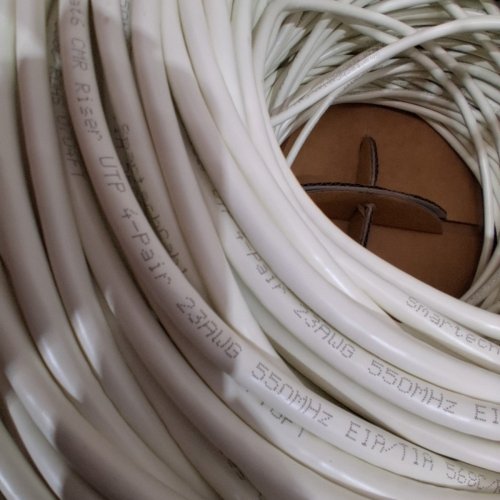 SMARTECH CABLES CAT6 PLENUM/ETHERNET CABLE - 23AWG - 1000FT - WHITE (MODEL: STC-622 image 4