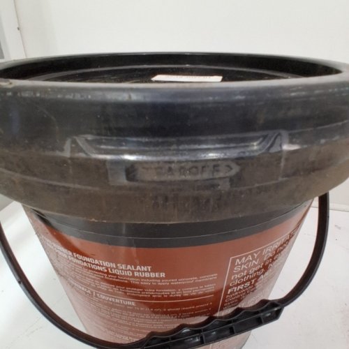 LIQUID RUBBER WATERPROOF CONCRETE FOUNDATION & BASEMENT SEALANT - 2.5GAL - BLACK image 3