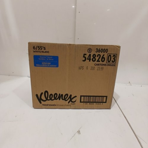 6PK KLEENEX HAND TOWELS , TISSUES - 55 COUNT PER BOX (330 TOTAL) - WHITE (MODEL: 54826) image 3