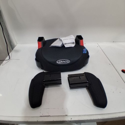KID'S GRACO TURBOBOOSTER BACKLESS ADJUSTABLE CAR BOOSTER SEAT WITH CUP HOLDERS -40LBS TO 100LBS - BLACK (MODEL: 2166167) image 3