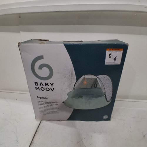 BABYMOOV 3-IN-1 AQUANI ANTI-UV BABY BEACH TENT & PADDLING POOL - GREEN (MODEL: A035221_US) image 4
