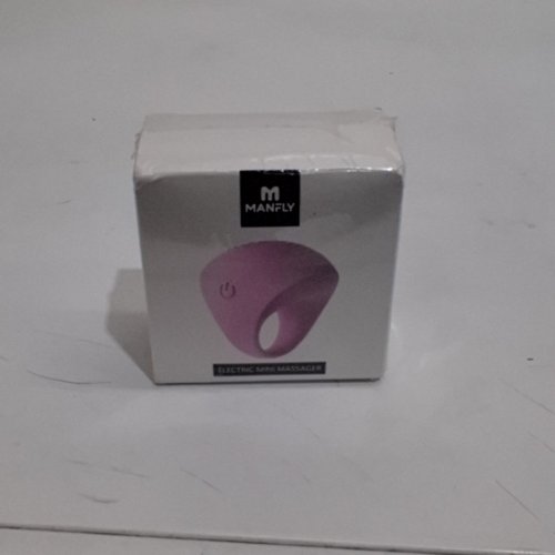 MANFLY MINI FINGER MASSAGER RING - 10 VIBRATION MODES - BLACK image 2