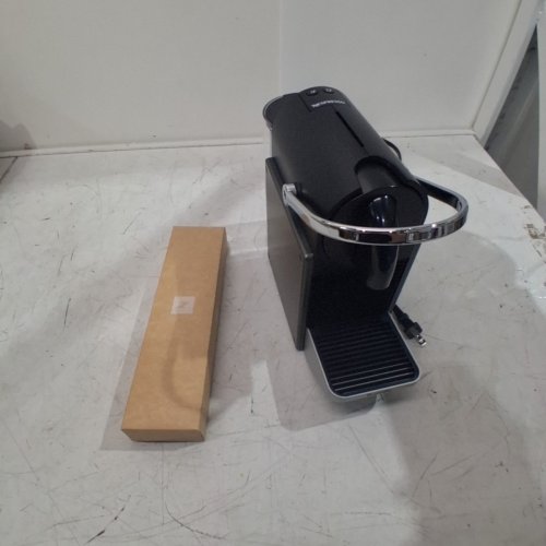 BREVILLE NESPRESSO PIXIE ESPRESSO MACHINE - INDUSTRIAL STYLE COFFEE MACHINE WITH NESPRESSO COFFEE PODS - TITAN BLACK/SILVER (MODEL: BEC440TTN) image 3