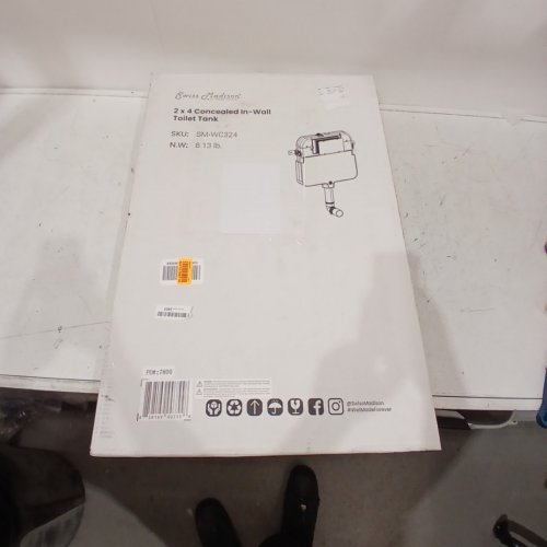SWISS MADISON WELL MADE FOREVER TOILET TANK CARRIER FOR 2X4 RESIDENTIAL STUDS WHITE (M#:SM-WC324) image 4