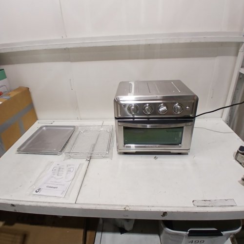 CUISINART COUNTERTOP AIRFRYER AND TOASTER OVEN - 1800W - 0.6 CU.FT - SILVER (MODEL: TOA-60C) image 3