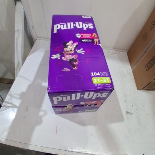 104PK PULLUPS GIRLS MINI MOUSE DIAPERS - SIZE 2T-3T - MULTICOLOURED (MODEL : 00036000540895) image 2