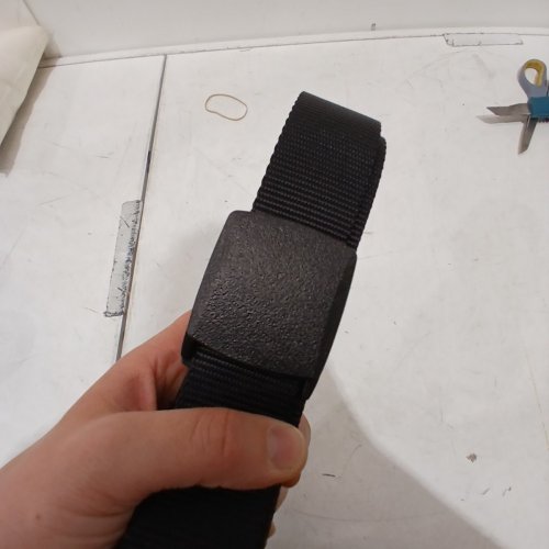 NYLON CANVAS BELT - 51" - BLACK image 3