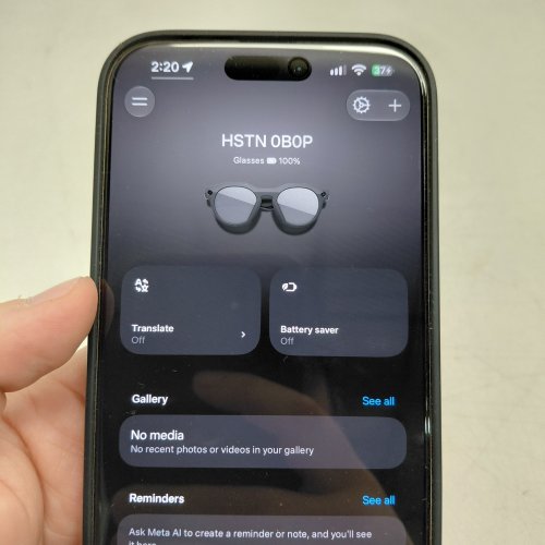 OAKLEY META HSTN SMART AI GLASSES - BLACK FRAME/PRIZM BLACK POLARIZED LENSES SIZE 51 (MODEL: 00W8002) image 2