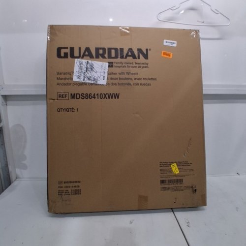 MEDLINE GUARDIAN FOLDING PORTABLE ADJUSTABLE ALUMINUM WALKER - 500LBS CAPACITY - GREY (MODEL: MDS86410XWW) image 3