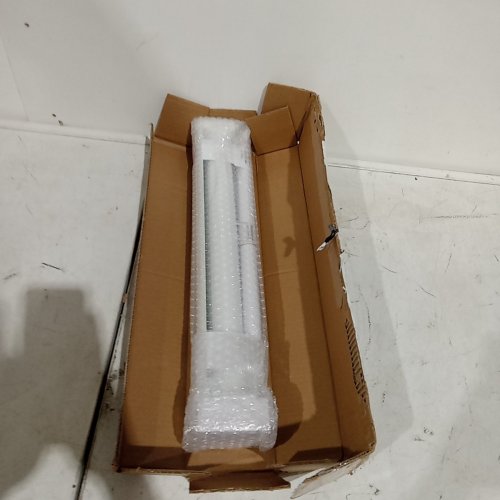 LUCKUP CORDLESS ZEBRA WINDOW BLINDS - 18" X 72" - WHITE (MODEL: DZSTBML-18W) image 3