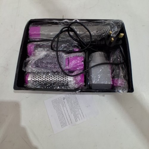 5-IN-1 MUTIFUNCTIONAL HOT AIR STYLER SET - PINK / GRAY (MODEL: YX-818) image 3