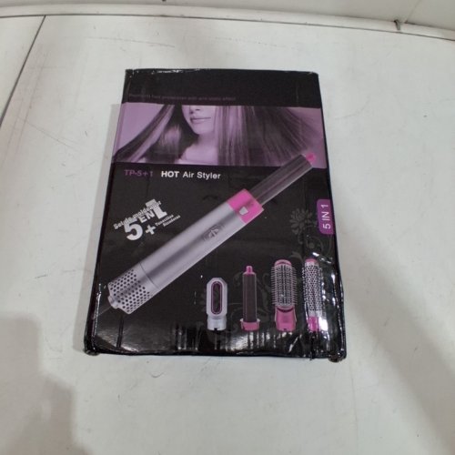5-IN-1 MUTIFUNCTIONAL HOT AIR STYLER SET - PINK / GRAY (MODEL: YX-818) image 4