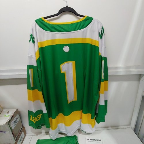 MENS LUG NORTHERN STARS HOCKEY JERSEY AND SOCKS - #1 - 3XL - GREEN image 5