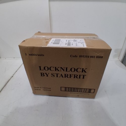 LOCKNLOCK BY STARFRIT AIRTIGHT PET FOOD CONTAINER WITH WHEELS - 12L - BLACK/CLEAR image 4