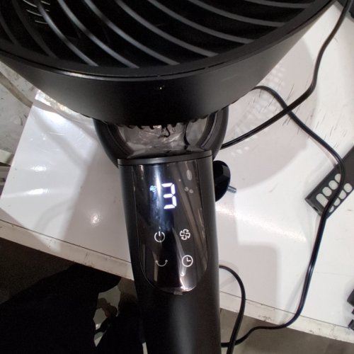 DREO OSCILLATING STANDING FAN WITH 90° ROTATION DC MOTOR 3 MODES AND ADJUSTABLE HEIGHT - 42.13" - BLACK (MODEL: DR-HPF013) image 2