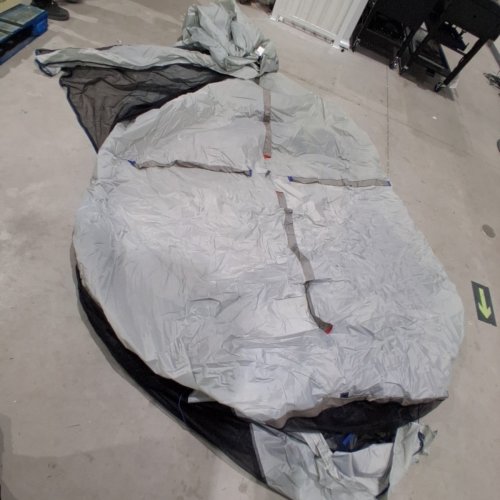 BPS REFUGE SCREEN HOUSE TENT - 12FT X 10FT - GRAY/BLUE - (MODEL: 347594) image 2