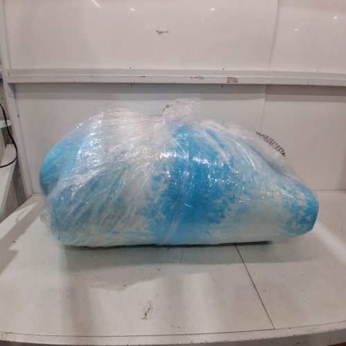 MEMORY FOAM MATTRESS TOPPER - FULL/DOUBLE (54"X75") - BLUE/WHITE image 2