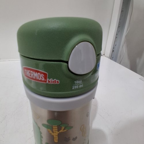 KID'S THERMOS DINOSAUR BOTTLE - 10 OZ (290 ML) - GREEN image 2