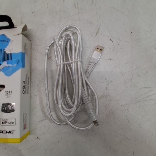 SCOSCHE BRAIDED LIGHTNING CABLE - 10FT - GREY image 2