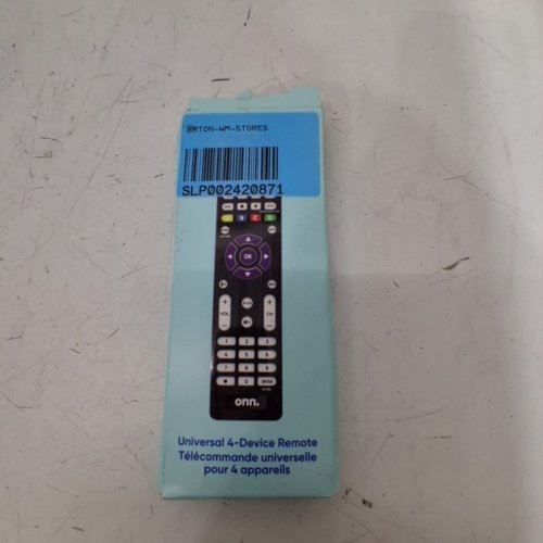 ONN. 4-DEVICE UNIVERSAL REMOTE CONTROL - COMPATIBLE WITH ALL MAJOR BRANDS - BLACK image 4