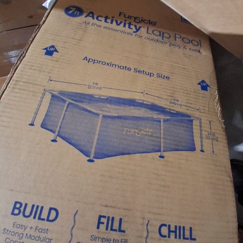 FUNSICLE ABOVE GROUND ACTIVITY POOL - 7FT X 5FT X 24" image 6