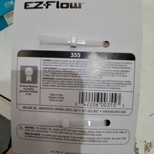 MELNOR XT EZ-FLOW CONTROL VALVE - ORANGE / BLACK (MODEL: 355) image 2
