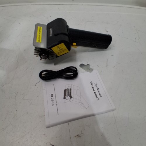 PEXUCALM RECHARGEABLE ELECTRIC BBQ GRILL BRUSH - 2000MAH - BLACK image 2