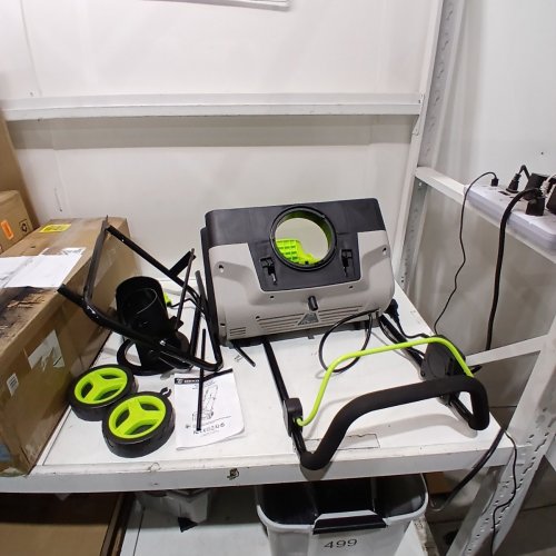 DEKOPRO ELECTRIC CORDED SNOW BLOWER/THROWER - 20" WIDTH - 15A - THROWS UP TO 25FT - BLACK/GREEN (MODEL: DKPGSRA020C1) image 3