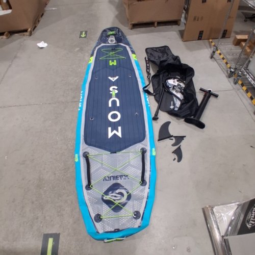 MOUSA - 11FT6/11FT*35" - EXTRA WIDE INFLATABLE PADDLE BOARDS - BLUE image 2