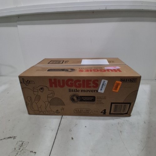150PK HUGGIES LITTLE MOVERS DIAPERS - SIZE 4 - DISNEY BABY LION KING image 2