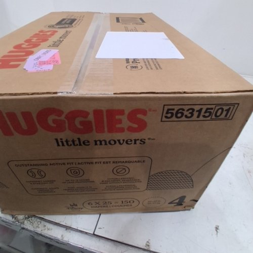 150PK HUGGIES LITTLE MOVERS DIAPERS - SIZE 4 - DISNEY BABY LION KING image 3