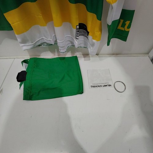 MENS LUG NORTHERN STARS HOCKEY JERSEY AND SOCKS - #34 ASSISTANT CAPTAIN - LARGE - GREEN image 3