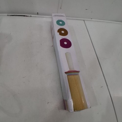 BAKELICIOUS WOOD/NYLON ADJUSTABLE ROLLING PIN - PINK/WOOD/GREEN/BROWN - (MODEL: 73809 ) image 5