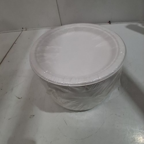 200PK PLASTICPRO DISPOSABLE PLASTIC ROUND PLATES - 6" - WHITE image 4