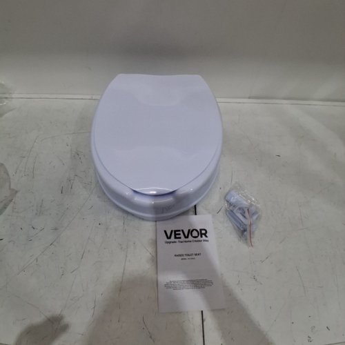 RAISED TOILET SEAT RISER - 4" RAISED - WHITE - (MODEL: FBL760600) image 2