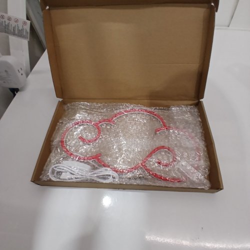 ANIME STYLE USB LED CLOUD LIGHT - RED image 2