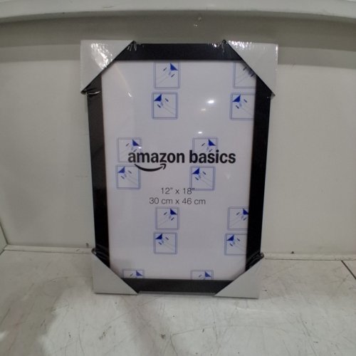 AMAZON BASICS WOOD POSTER RECTANGULAR FRAME - 12" X 18" - BLACK image 2