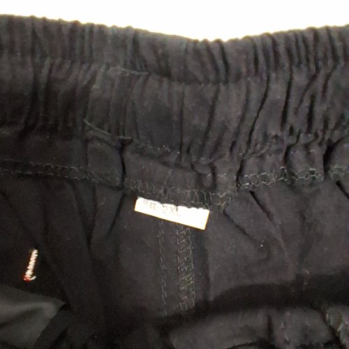 UNISEX DRAWSTRING BOARDSHORTS STYLE SHORTS - 2XL - BLACK image 3