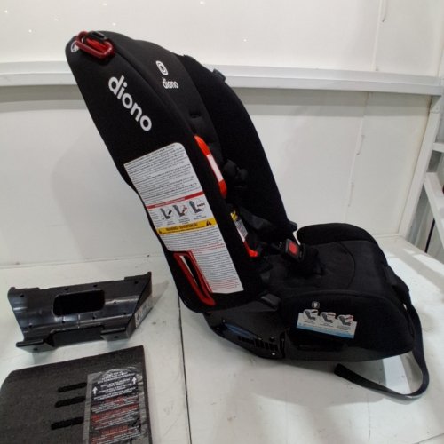 DIONO RADIAN 3R 3-IN-1 CONVERTIBLE REAR/FORWARD FACING CAR SEAT FOR UPTO 10 YEARS - 120LBS CAP - JET BLACK (MODEL: 50620-NA-01) image 9