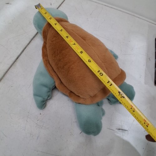 JEY-CAT TIMMY TURTLE STUFFED ANIMAL PLUSHIE - 12" - GREEN/LIGHT BROWN (MODEL: 3AKSUZ1YQYUT) image 3