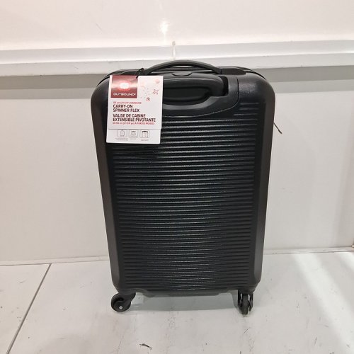 ROLLING HARD SHELL SPINNER CARRY ON SUITCASE - 20"- BLACK image 4