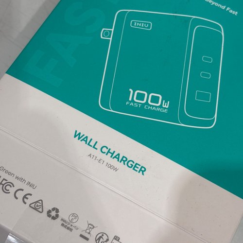 INIU USB-C 3-PORT PD FAST CHARGING CHARGER BLOCK - 100W - BLUE - (MODEL: A11-E1) image 2
