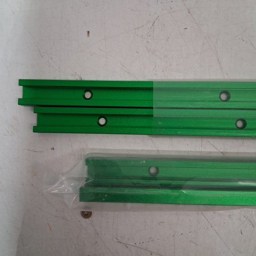4PK ALUMINUM T-TRACKS FOR WOODWORKING - 48" - GREEN image 3