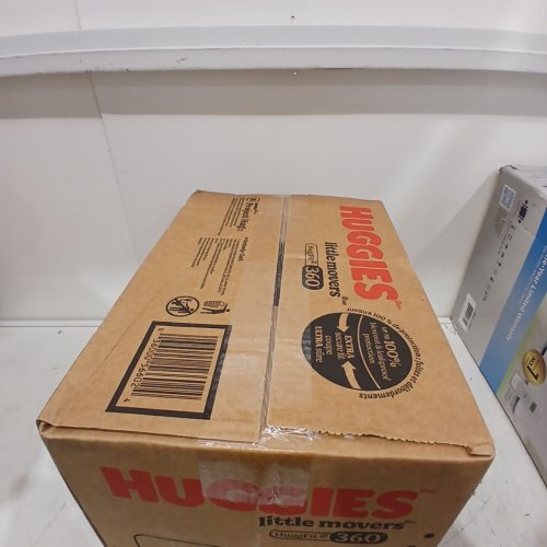 128PK BABY DISNEY HUGGIES LITTLE MOVERS HUGGFIT 360 DIAPERS - SIZE 5 - MICKEY MOUSE image 3