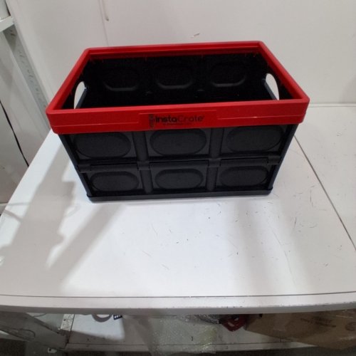 GREENMADE INSTACRATE COLLAPSIBLE STORAGE CONTAINER - 12GAL - RED/BLACK image 3