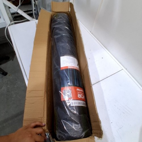POLYPROPYLENE WOVEN FABRIC FOR LANDSCAPING - 6FT X 300FT - BLACK (MODEL: 6*300FT70) image 2