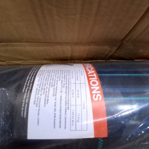 POLYPROPYLENE WOVEN FABRIC FOR LANDSCAPING - 6FT X 300FT - BLACK (MODEL: 6*300FT70) image 3