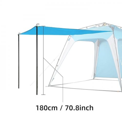 MOBIHOME SUN SHADE/AWNING - FOR MOBIHOME POP UP CANOPY 8.2FT - BLUE image 2