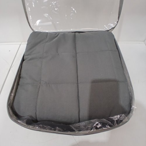 VEVOR WEIGHTED BLANKET WITH GLASS BEADS - QUEEN - 25 LBS - GREY (MODEL: XSH004) image 3