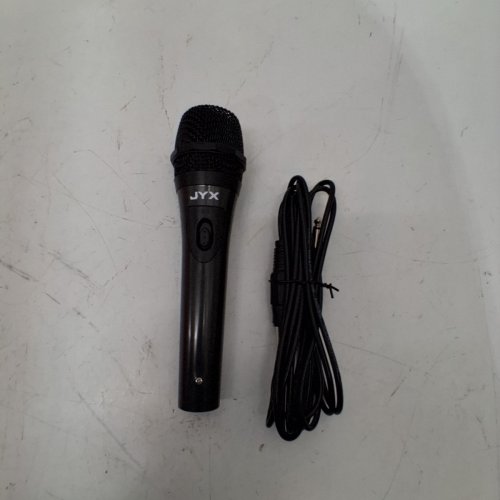 JYX WIRED KARAOKE MICROPHONE- 9.8FT- 6.35MM- BLACK (MODEL: JYX-01) image 2